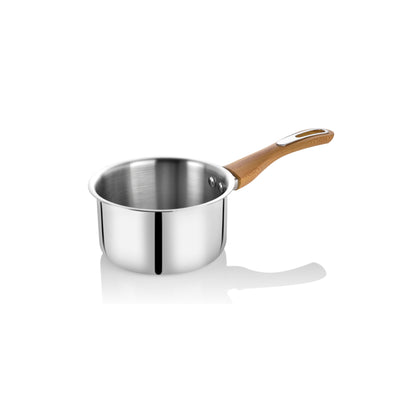 Thickply Saucepan with Wooden Handle