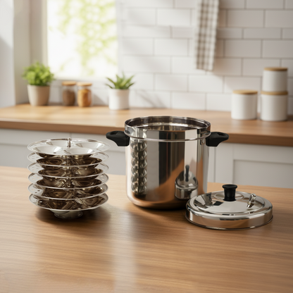 Plain Idly Pot with Plate