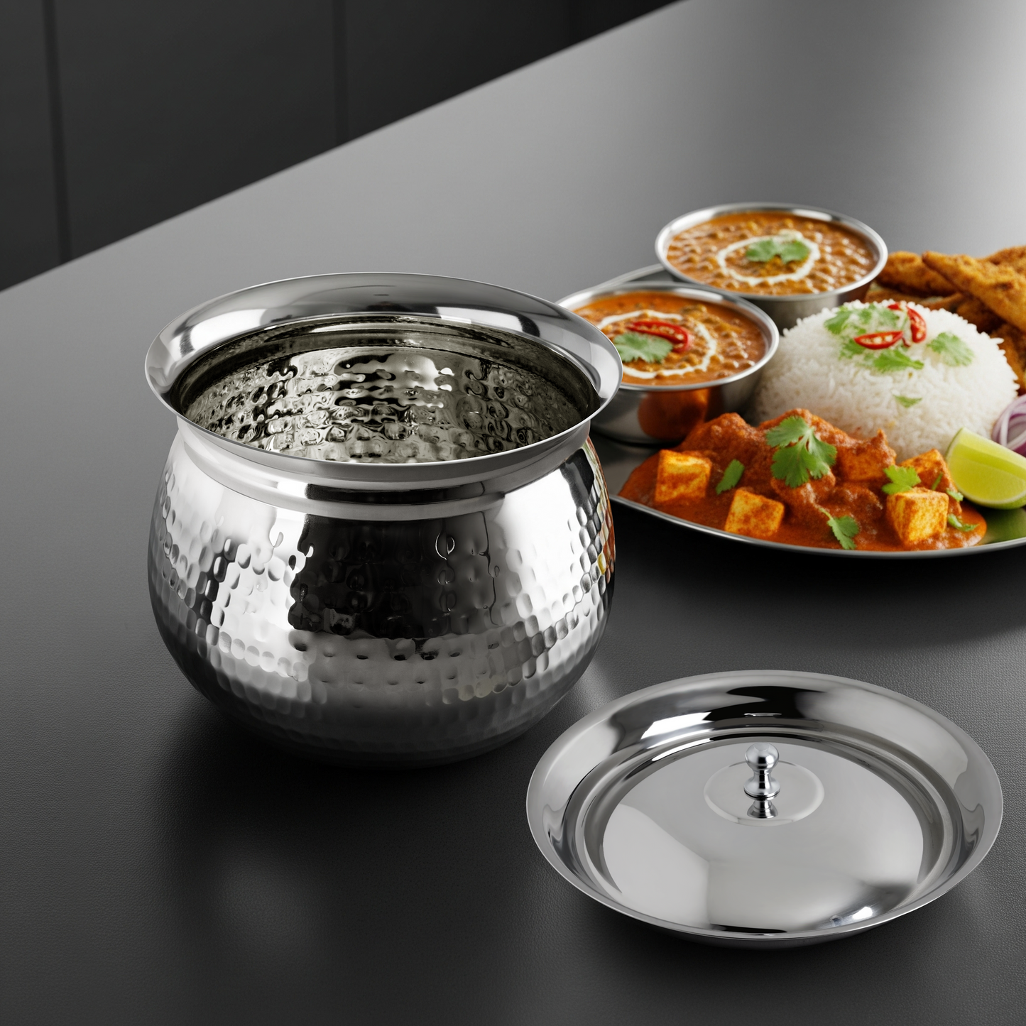 Hammered Madrasi Handi