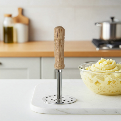 Masher with Wooden Handle