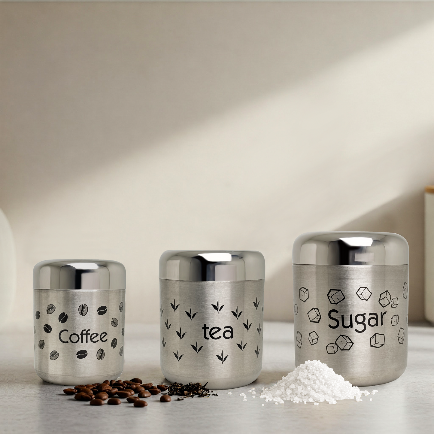 Vintage Tea Coffee Sugar Canister